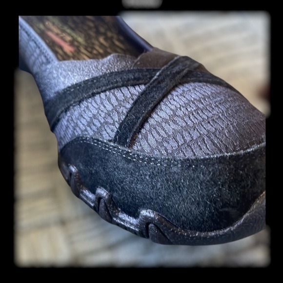 Skechers Memory Foam Relax Fit Biker Slip On Loafers Stretch Fabric Leather Sz10 - Picture 9 of 12